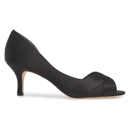  Nina Contesa Open Toe Pump_BLACK SATIN