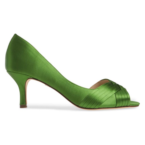  Nina Contesa Open Toe Pump_APPLE SATIN