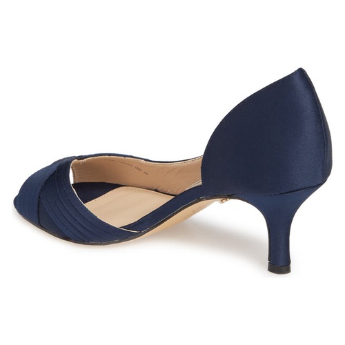  Nina Contesa Open Toe Pump_NAVY SATIN