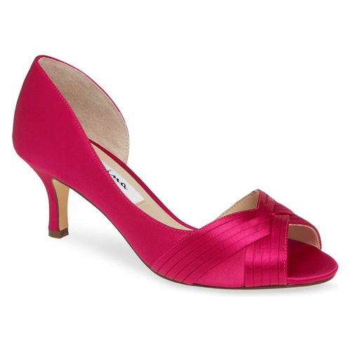  Nina Contesa Open Toe Pump_PERSIAN ROSE SATIN