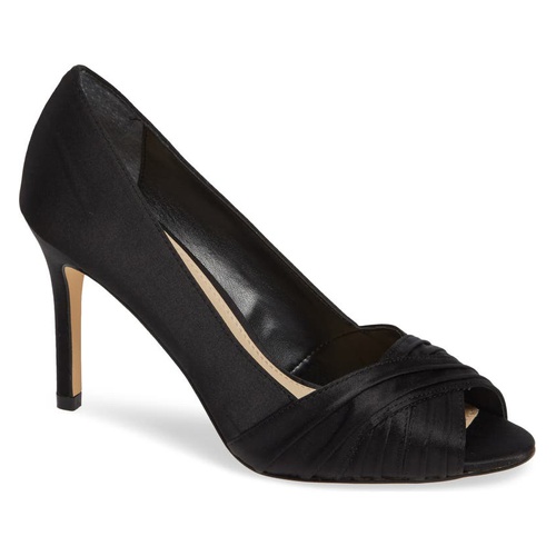  Nina Rhiyana Pump_BLACK SATIN