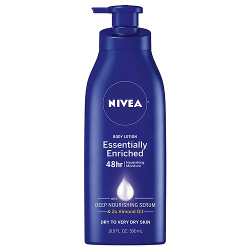  NIVEA Essentially Enriched Body Lotion,Dry to Very Dry Skin, 16.9 Fl Oz, Package may vary