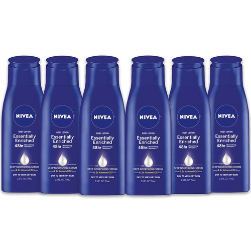  NIVEA Essentially Enriched Body Lotion,Dry to Very Dry Skin, 16.9 Fl Oz, Package may vary