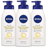 NIVEA Skin Firming Hydrating Body Lotion, 16.9 Fl. Oz (Pack of 3)