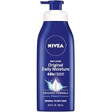 NIVEA Original Daily Moisture Body Lotion - 48 Hour Moisture For Normal To Dry Skin - 16.9 fl. oz. Pump Bottle