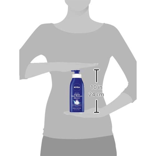  NIVEA Original Daily Moisture Body Lotion - 48 Hour Moisture For Normal To Dry Skin - 16.9 fl. oz. Pump Bottle