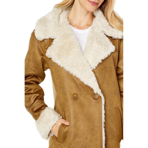  NVLT Shearling Bonded To Suede Coat