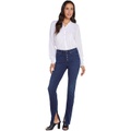NYDJ High-Rise Alina Legging Jeans with Ankle Slits in Grant