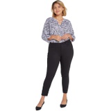 NYDJ Plus Size Plus Size Ami Skinny Court Ankle Jeans with Release Hem in Black Rinse