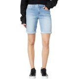 NYDJ Ella Shorts with Cuff and Embroidery in Northstar