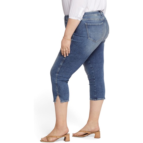  NYDJ Plus Size Plus Size Chloe Capris Denim Slits in Loire