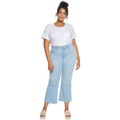 NYDJ Plus Size Plus Size Waist Match Relaxed Flare in Hollander