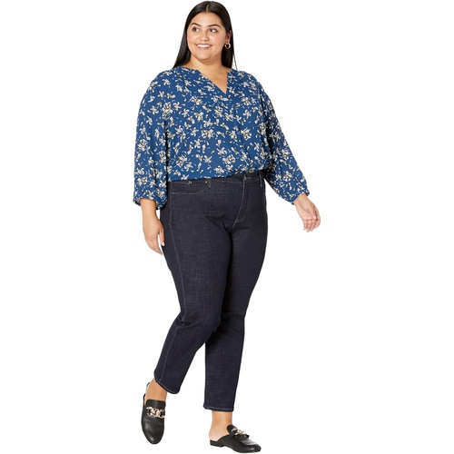  NYDJ Plus Size Stella Tapered Ankle in Rinse