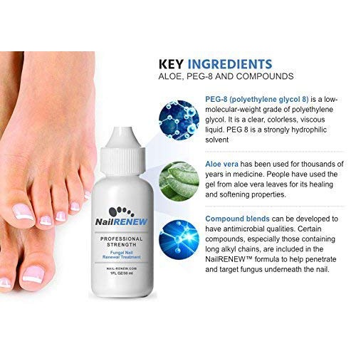  NailRENEW Antifungal - Professional Strength, Compliant Fungus Treatment for Toe Fungus, Discolored or Brittle Nails
