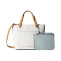 Nanette Lepore Demi Logo Satchel with Wristlet