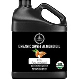 Naturevibe Botanicals Organic Sweet Almond Oil, 32 ounces