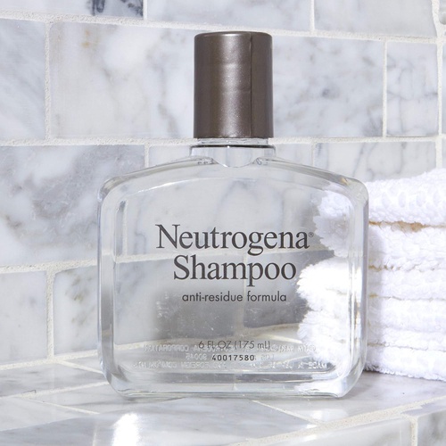  Neutrogena Anti-Residue Clarifying Shampoo, Gentle Non-Irritating Clarifying Shampoo to Remove Hair Build-Up & Residue, 6 fl. oz