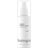 Neutrogena Healthy Skin Radiant Makeup Setting Spray, Long-Lasting, Formulated with Antioxidants & Peptides Weightless Face Setting Mist for Healthy Looking, Glowing Skin, 3.4 fl.