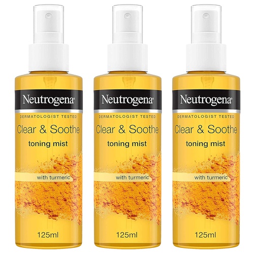  Neutrogena Clear and Soothe Toning Mist, 4.2 Ounce (Pack of 3)