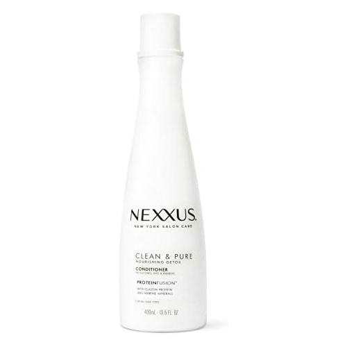  Nexxus Clean and Pure Conditioner Nourished Hair Care, With ProteinFusion, Silicone, Dye, and Paraben Free 13.5 oz