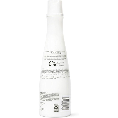  Nexxus Clean and Pure Conditioner Nourished Hair Care, With ProteinFusion, Silicone, Dye, and Paraben Free 13.5 oz