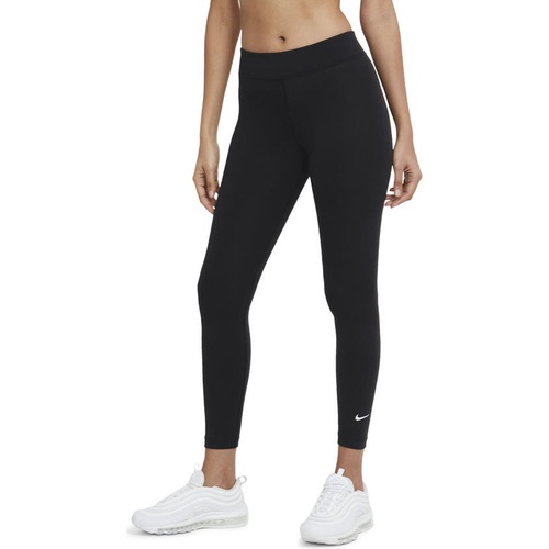나이키 Nike Sportswear Essential 7u002F8 Leggings_BLACK/ WHITE