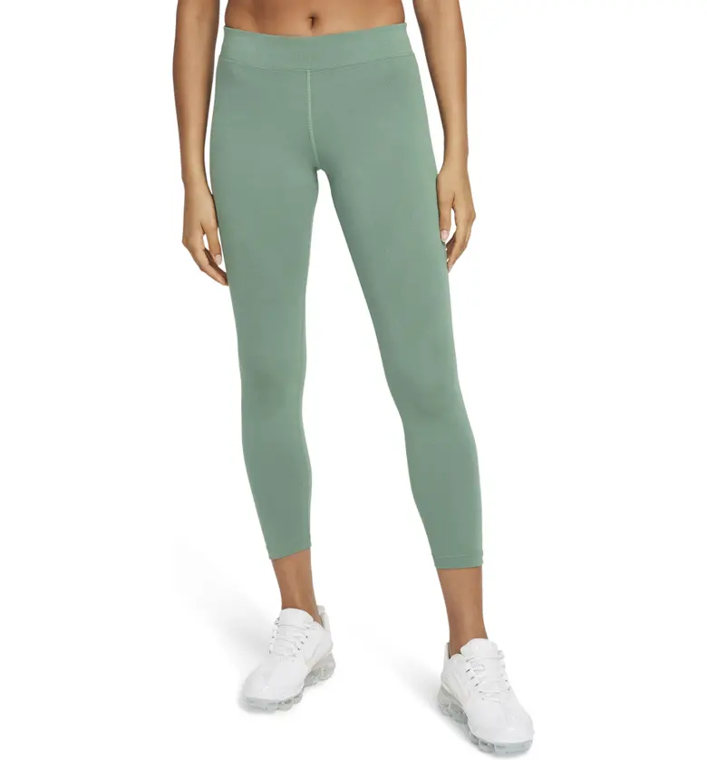 나이키 Nike Sportswear Essential 7u002F8 Leggings_DUTCH GREEN/ WHITE