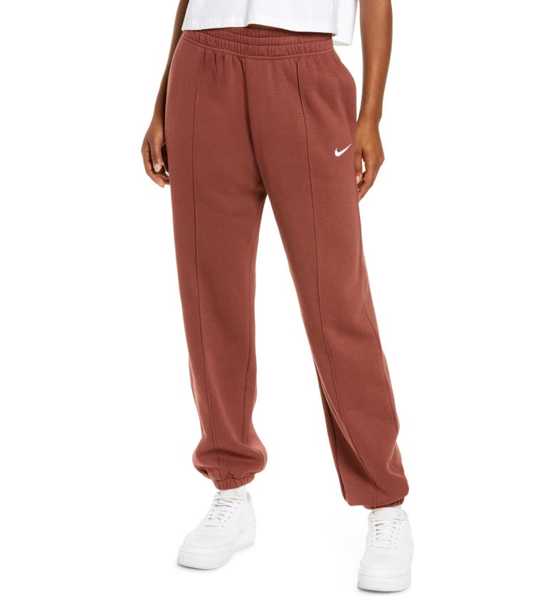 나이키 Nike Sportswear Essential Fleece Pants_DARK PONY/WHITE