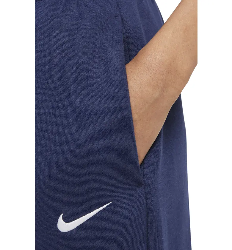 나이키 Nike Sportswear Essentials Curve Ankle Pants_MIDNIGHT NAVY/ WHITE