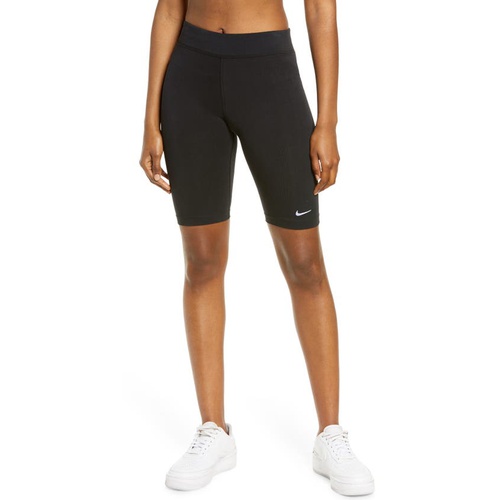 나이키 Nike Sportswear Essential Bike Shorts_BLACK/ WHITE