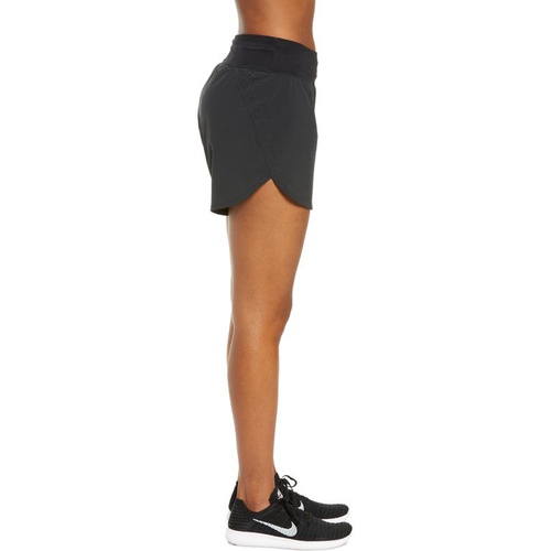 나이키 Nike Eclipse Running Shorts_BLACK/ REFLECTIVE SILVER