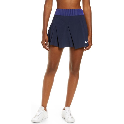 나이키 Nike NikeCourt Slam Dri-FIT ADV Slam Tennis Skirt_OBSIDIAN/ WHITE