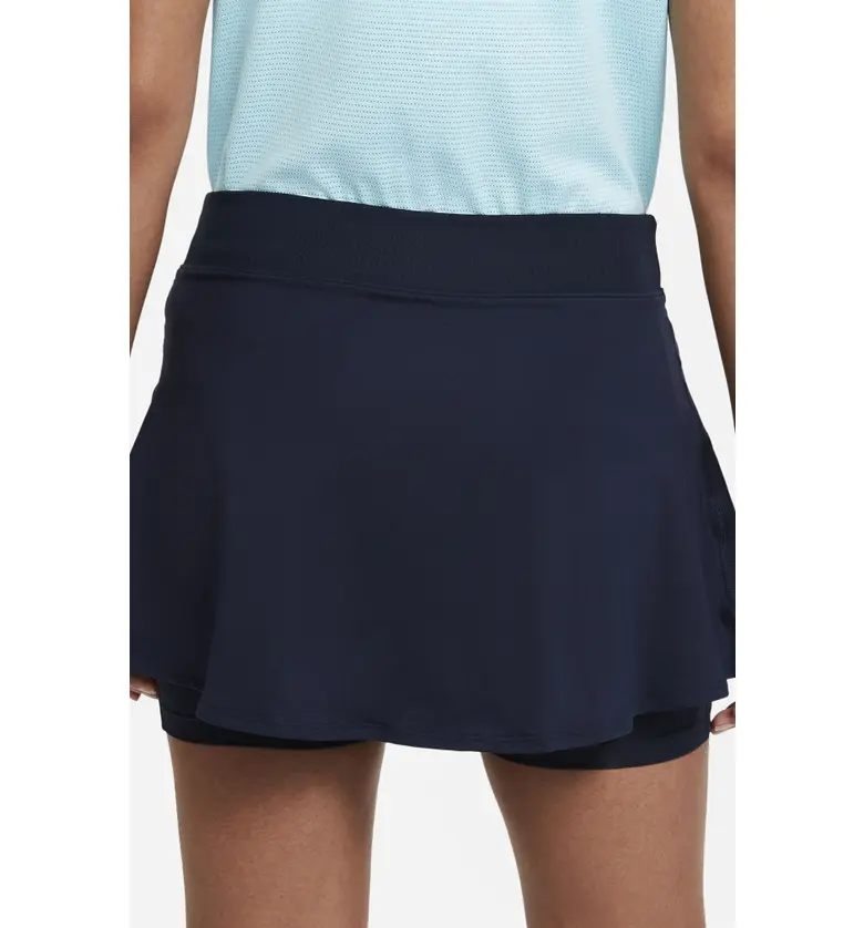나이키 Nike Court Victory Dri-FIT Tennis Skirt_OBSIDIAN/ WHITE