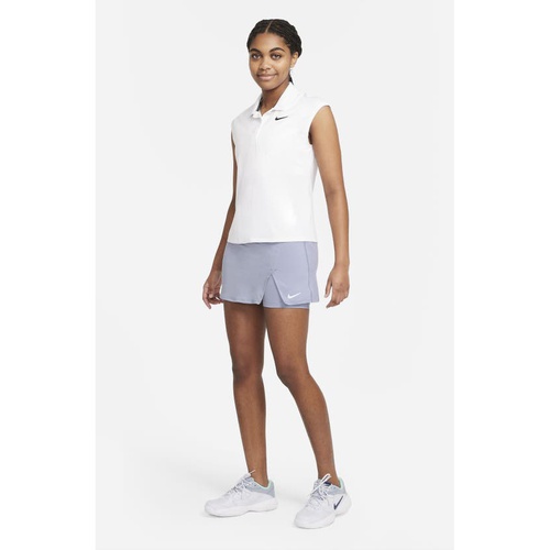 나이키 Nike Court Victory Tennis Skirt_INDIGO HAZE/ WHITE