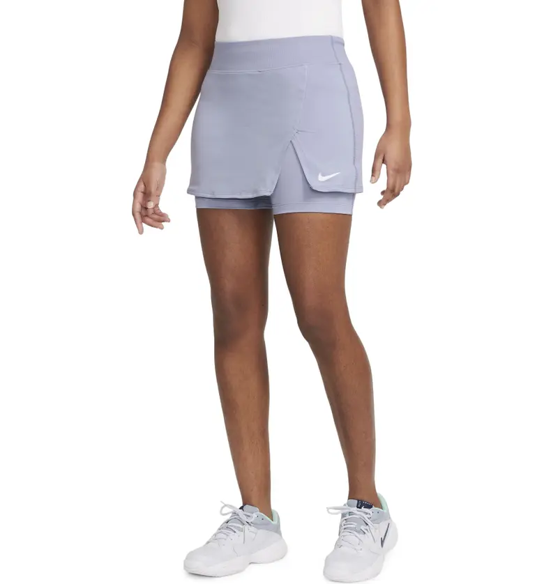 나이키 Nike Court Victory Tennis Skirt_INDIGO HAZE/ WHITE