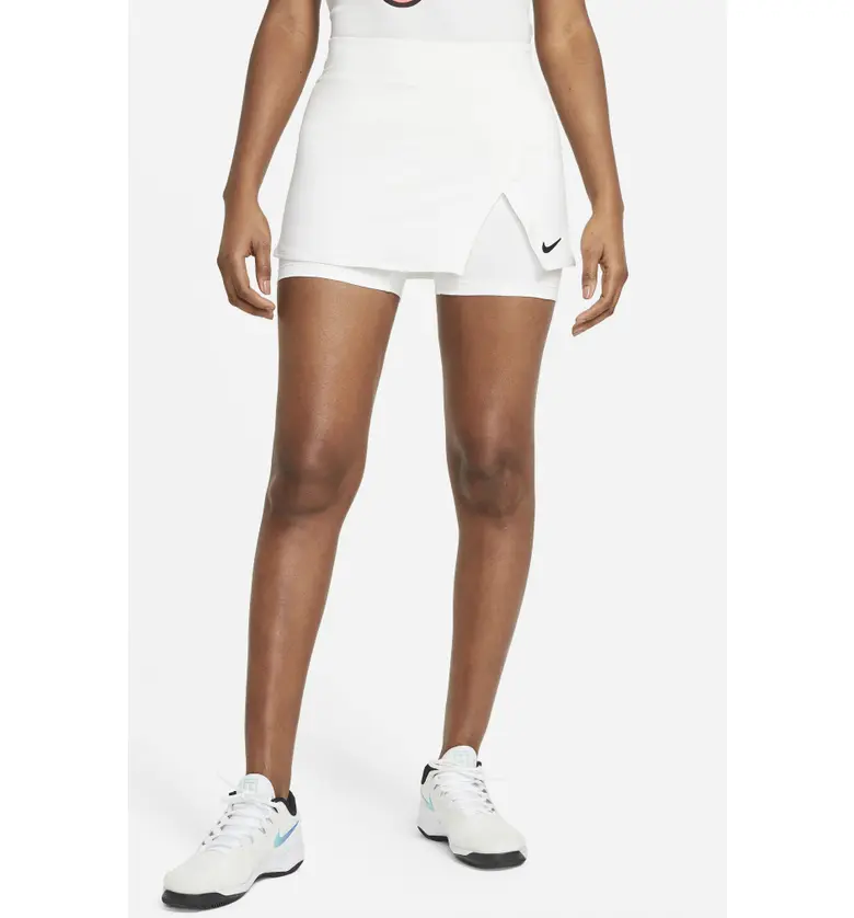 나이키 Nike Court Victory Tennis Skirt_WHITE/ BLACK