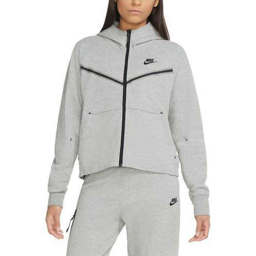 나이키 Nike Sportswear Tech Fleece Windrunner Zip Hoodie_DARK GREY HEATHER/ BLACK