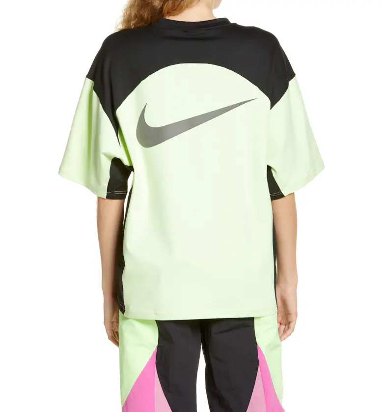 나이키 Nike x AMBUSH Oversize Logo Tee_GHOST GREEN/ BLACK