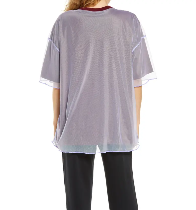 나이키 Nike Sportswear NSW Tulle T-Shirt_PURPLE PULSE/ DARK BEETROOT