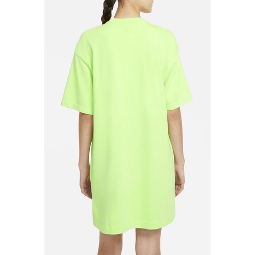 나이키 Nike Sportswear Washed T-Shirt Dress_GHOST GREEN/ BLACK