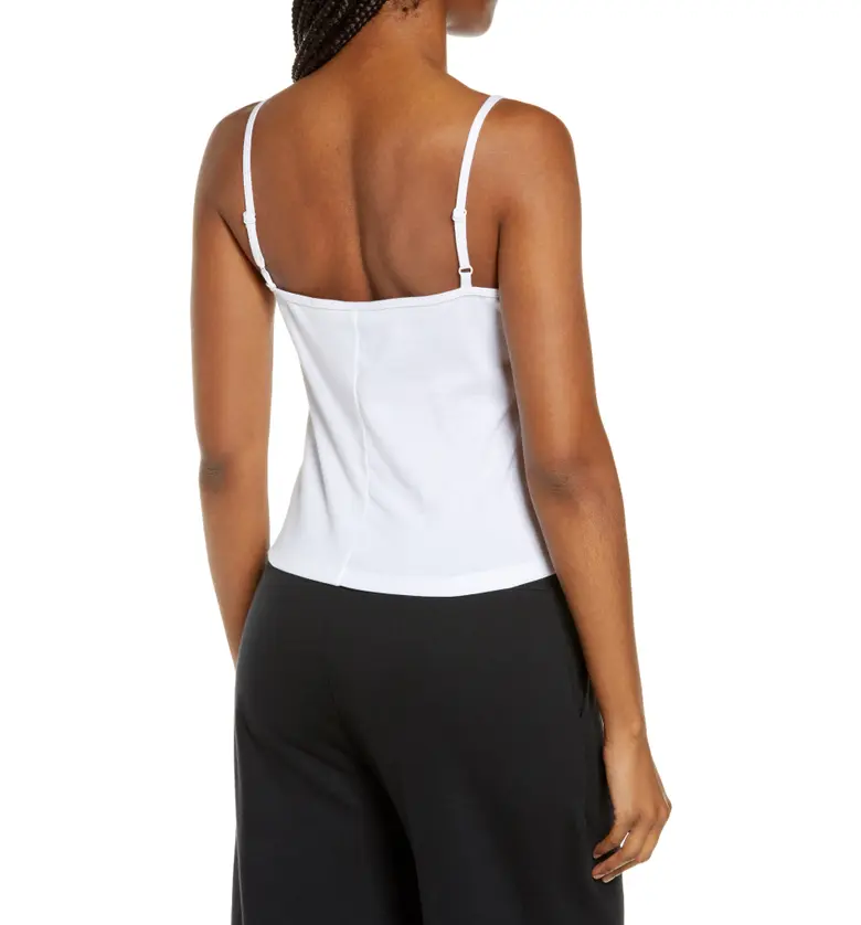 나이키 Nike Sportswear Essential Camisole_WHITE/ BLACK