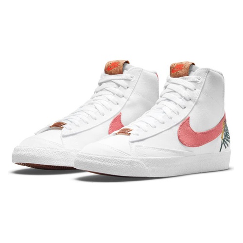나이키 Nike Blazer Mid 77 High Top Sneaker_WHITE/ LIGHT SIENNA/ WHITE