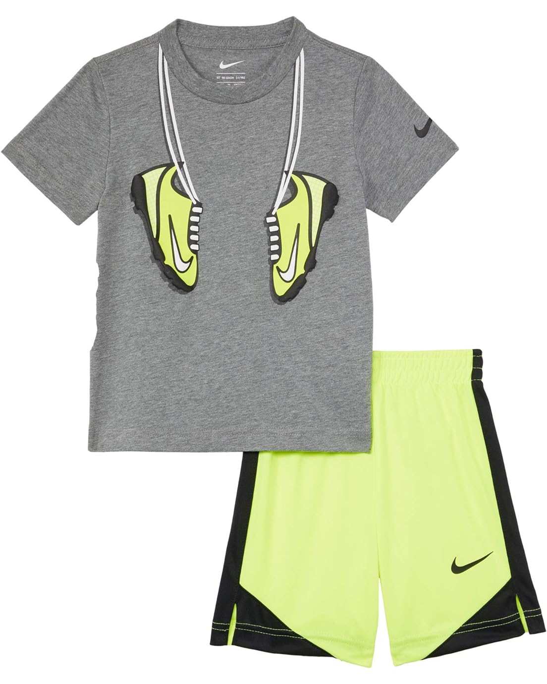 나이키 Nike Kids Sport Footwear Graphic T-Shirt and Shorts Two-Piece Set (Toddler)