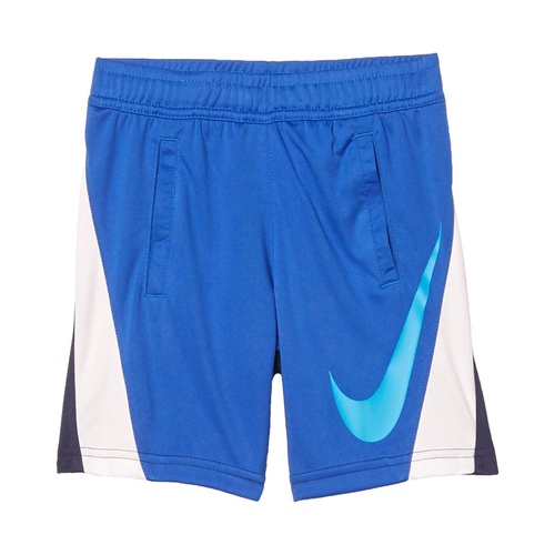 나이키 Nike Kids Dri-FIT Swoosh Color-Block Pull-On Shorts (Little Kids)