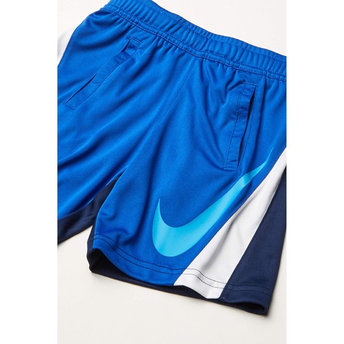 나이키 Nike Kids Dri-FIT Swoosh Color-Block Pull-On Shorts (Little Kids)