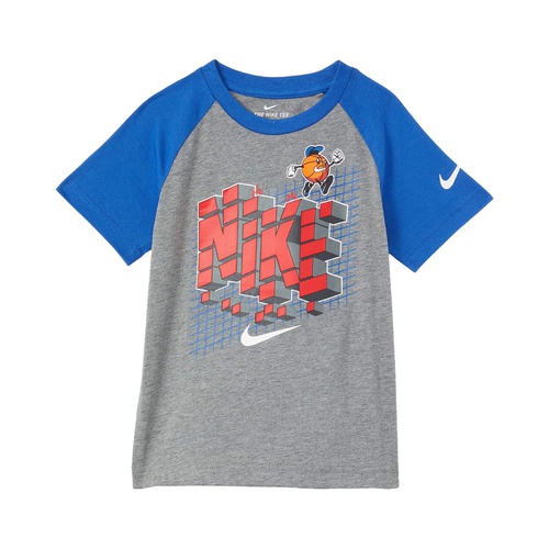 나이키 Nike Kids Basketball Raglan Graphic T-Shirt (Toddler)