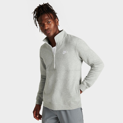 나이키 Mens Nike Sportswear Club Half-Zip Pullover Jacket