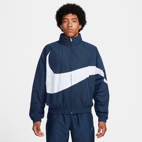 나이키 Mens Nike Swoosh Woven Full-Zip Jacket