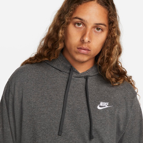 나이키 Mens Nike Sportswear Club Jersey Pullover Hoodie