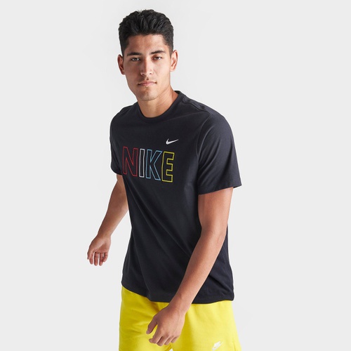 나이키 Mens Nike Sportswear Wordmark Graphic T-Shirt